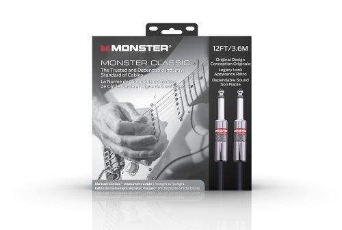 Monster CLAS-I-12WW Prolink Monster Classic 1/4" Instrument Cable. 12 ft - Straight to Straight