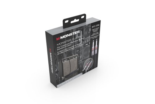 Monster CLAS-S-3WW Classic Speaker Cable. 3'