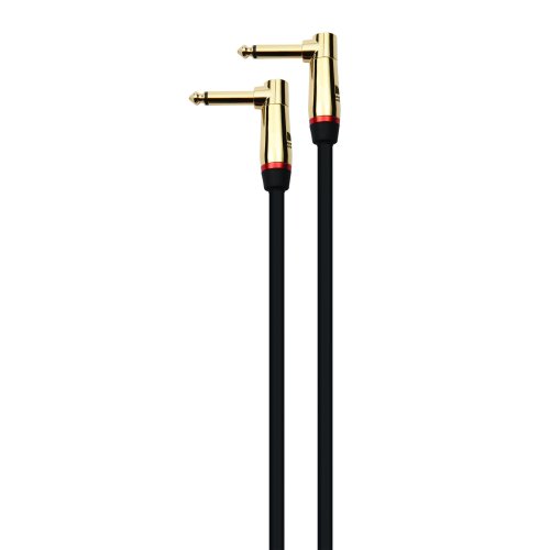 Monster MROCK2-0.75DAWW Prolink Rock 1/4″ Instrument Cable. 8 in - Right Angle to Right Angle