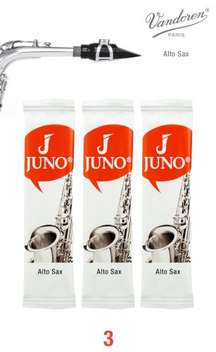 JUNO JSR613/3 Alto Saxophone Reeds #3. (3 Reed Card)
