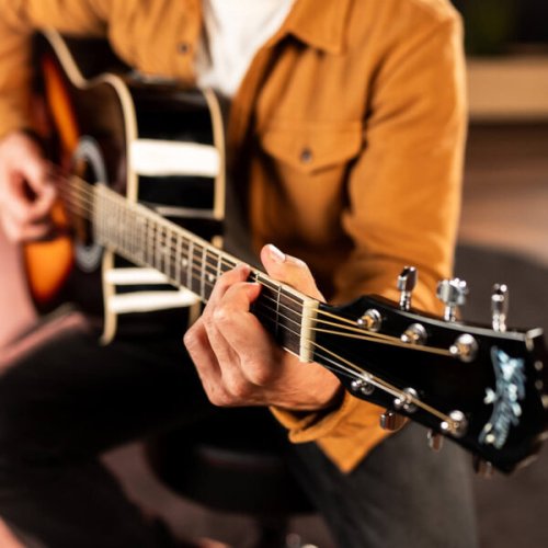 Washburn WA90CEVSB Dreadnought Acoustic Electric Guitar. Tobacco Burst