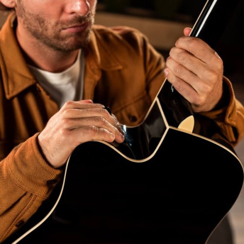 Washburn WA90CEVSB Dreadnought Acoustic Electric Guitar. Tobacco Burst