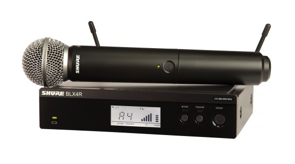 Shure BLX24R/SM58-H9 Wireless Rack-Mount Vocal System with SM58. H9