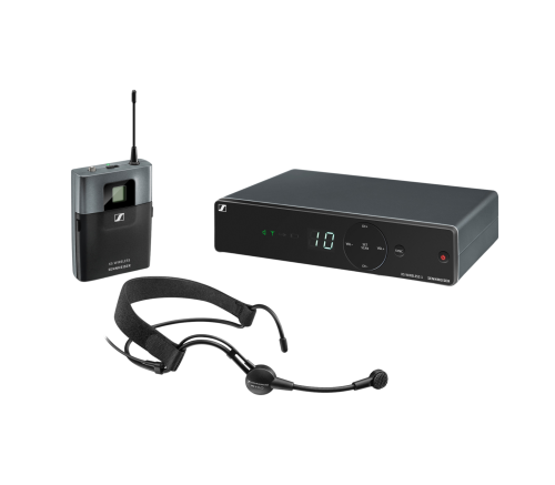 Sennheiser 506987 XSW 1‑ME3 Wireless Headset Microphone System with ME 3 Headmic – A Band