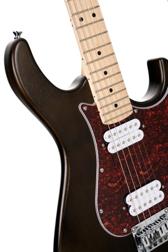 Cort G100 HH G Series Double Cutaway Electric Guitar. Open Pore Walnut