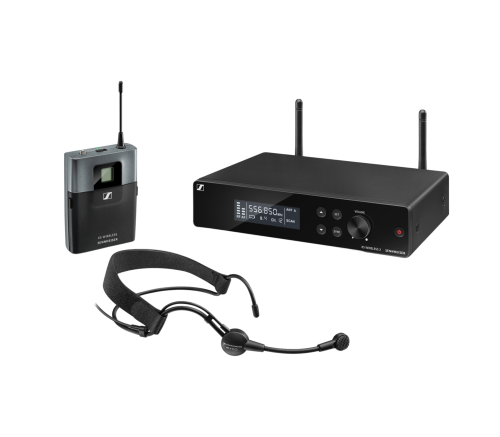 Sennheiser XSW2-ME3-A Wireless Headset Microphone System with Rack (548-572 MHz)