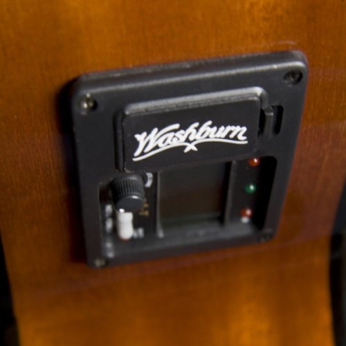 Washburn C5CE Classical Cutaway Acoustic Electric Guitar. Natural