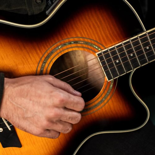 Washburn EA15 Festival Series Mini Jumbo Cutaway Acoustic Electric Guitar. Tobacco Burst