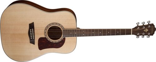 Washburn D10S Heritage 10 Series Dreadnought Acoustic Guitar. Natural