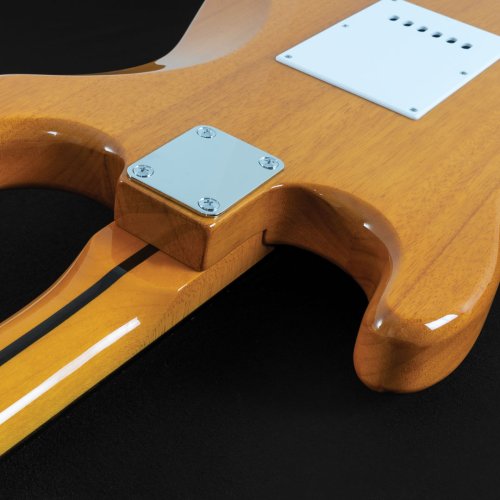 Oscar Schmidt OS-300-NH-A Double Cut Electric Guitar. Natural Finish