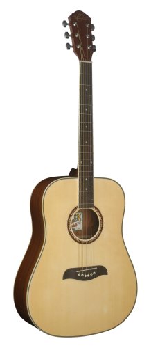 Oscar Schmidt OG2N-A Dreadnought Acoustic Guitar. Natural Spruce