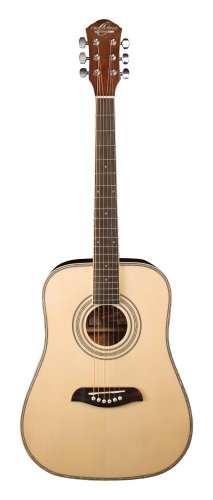 Oscar Schmidt OG1-A 3/4 Dreadnought Acoustic Guitar. Natural Spruce