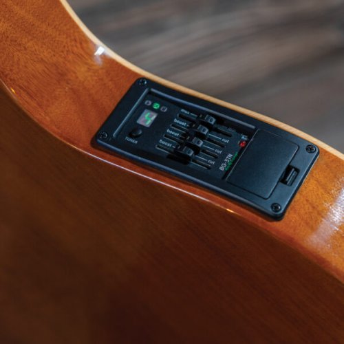 Washburn EACT42S Festival Series Nylon String Cutaway Classical Acoustic Electric Guitar. Natural