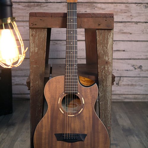 Washburn G-Mini 55 Comfort Series 7/8 Size Grand Auditorium Acoustic Guitar. KOA