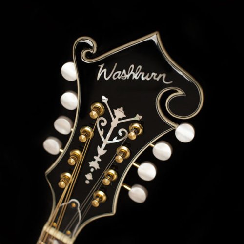 Washburn M3SWE Americana Series F-Style Mandolin with Electronics. Trans Wine Red