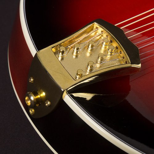 Washburn M3SWE Americana Series F-Style Mandolin with Electronics. Trans Wine Red