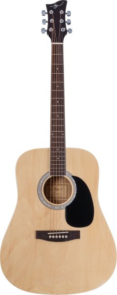 Jay Turser JJ45-N-A Jay-J 45 Series Dreadnought Acoustic Guitar. Natural
