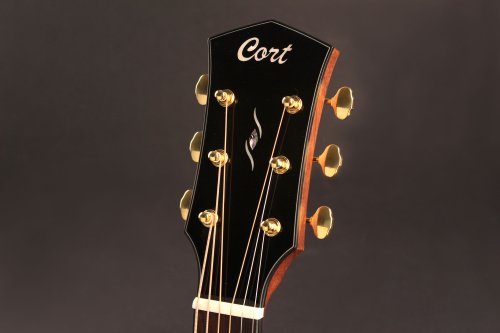 Cort GOLDA6 Gold Series A6 Acoustic Electric Grand Auditorium Cutaway Guitar. Natural Glossy