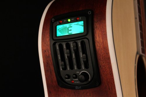 Cort GAMEDXOP Grand Regal Acoustic Electric Cutaway Guitar. Open Pore