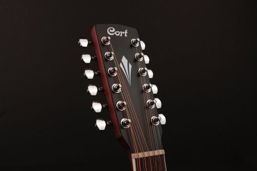 Cort GAMEDX12OP Grand Regal Acoustic Electric (12 String) Cutaway Guitar. Open Pore