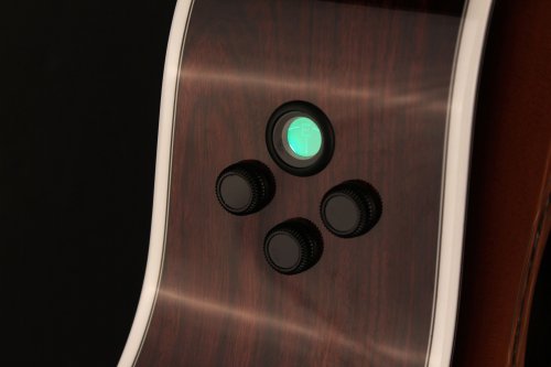 Cort GOLDA8LB Gold Series A8 Grand Auditorium Acoustic Electric Cutaway Guitar. Light Burst