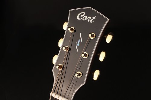 Cort GOLDA8LB Gold Series A8 Grand Auditorium Acoustic Electric Cutaway Guitar. Light Burst