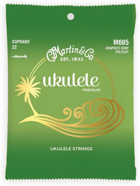 Martin M605 Premium Polygut Soprano Ukulele Strings. 220-228