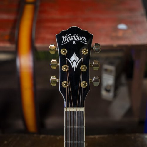 Washburn EA55G-A Festival Series Cutaway Acoustic/Electric Guitar. Koa Burst