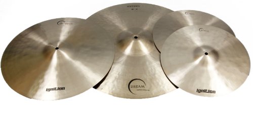 Dream Cymbals IGNCP3+ Ignition 3 Piece Cymbal Pack large. 14"/18"/22"