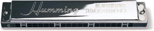 Suzuki SU-21H-A# Humming Tremolo Harmonica. Key of A#