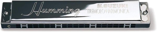Suzuki SU-21H-A# Humming Tremolo Harmonica. Key of A#