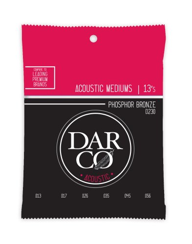 Martin D230 Darco Acoustic 98/2 Phosphor Bronze Medium Guitar Strings. 13-56