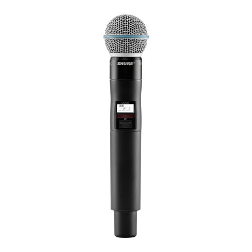 Shure QLXD24/B58-J50A Handheld Transmitter with Beta 58A Capsule. Frequency Band J50A