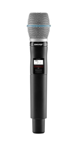 Shure QLXD2/B87A-J50A Handheld Transmitter with Beta 87A Capsule. J50 Band (572-616 MHz)
