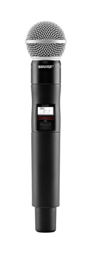 Shure QLXD2/SM58-J50A Handheld Transmitter with SM58 Capsule. J50 Band (572-616 MHz)
