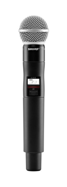 Shure QLXD2/SM58-J50A Handheld Transmitter with SM58 Capsule. J50 Band (572-616 MHz)