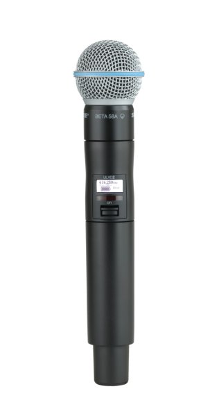 Shure ULXD2/B58-J50A Digital Handheld Transmitter with Beta 58A Capsule. J50 Band