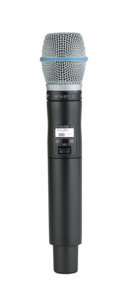 Shure ULXD2/B87C-J50A Digital Handheld Transmitter with Beta 87C Capsule. J50 Band