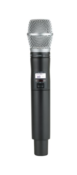 Shure ULXD2/SM86-J50A Digital Handheld Transmitter with SM86 Capsule. J50 Band