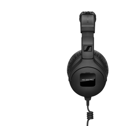 Sennheiser HD300PRO High-Resolution Closed-Back Headphones for Detailed Monitoring in Studio, Stage, or Broadcast Environments