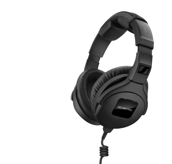 Sennheiser HD300PRO High-Resolution Closed-Back Headphones for Detailed Monitoring in Studio, Stage, or Broadcast Environments