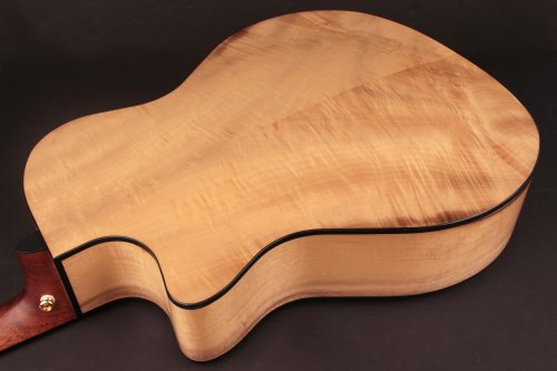 Cort GAMYBEVELNAT Grand Regal Acoustic Cutaway Guitar. Natural Glossy Arm Bevel