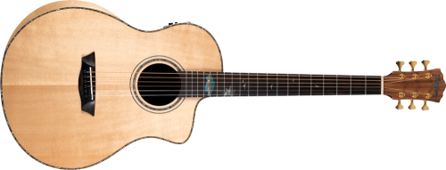 Washburn Allure SC56S Bella Tono Studio Cutaway Acoustic Electric Guitar. Gloss Natural