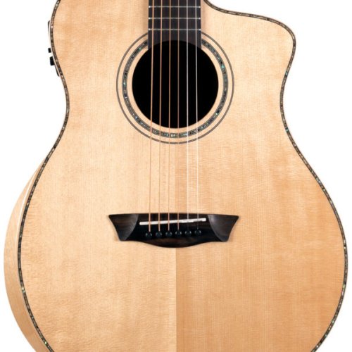 Washburn Allure SC56S Bella Tono Studio Cutaway Acoustic Electric Guitar. Gloss Natural