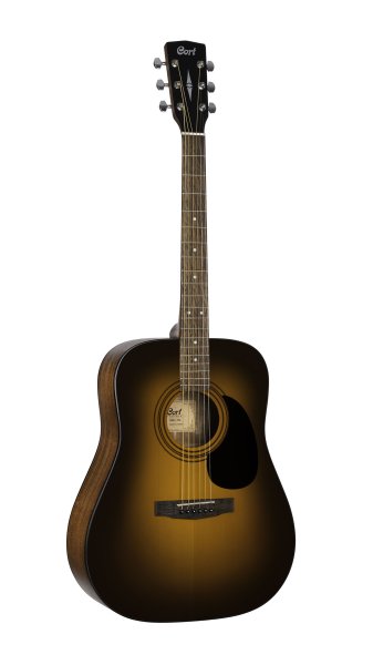 Cort AD810SSB Standard Series Dreadnought Acoustic Guitar. Satin Sunburst