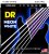 DR Strings NWE-9/46 Hi-Def Neon Electric Guitar Strings. White 9-46 