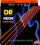 DR Strings NOB-40 Hi-Def Neon Bass Strings. Orange 40-100 