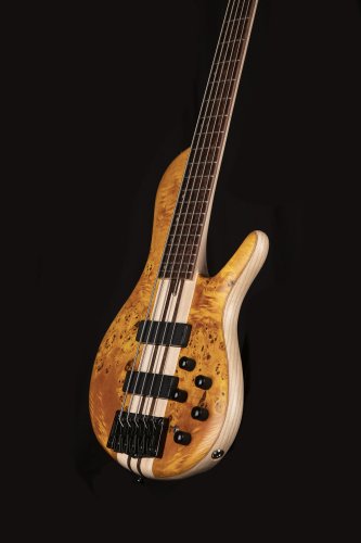 Cort A5PLUSSCAOP Artisan Series A5 Plus SC Bass Guitar. Amber Open Pore