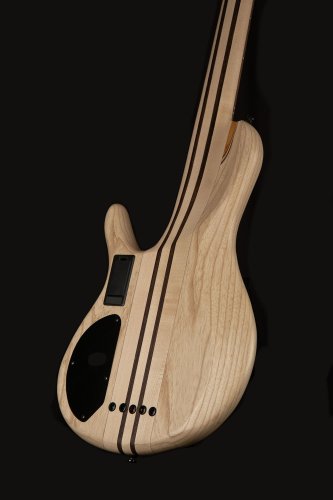 Cort A5PLUSSCAOP Artisan Series A5 Plus SC Bass Guitar. Amber Open Pore