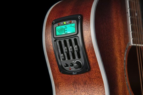 Cort GAMEDXMOP Grand Regal Acoustic Electric Cutaway Guitar. Open Pore Mahogany